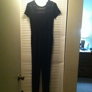 Top shop Double mesh  jumpersuit