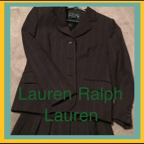Ralph Lauren wool pin striped suit
