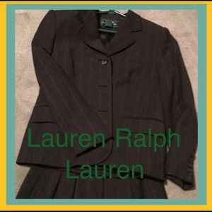 Ralph Lauren wool pin striped suit