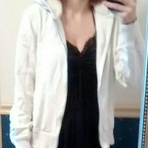 White hoodie