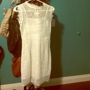 White lace dress