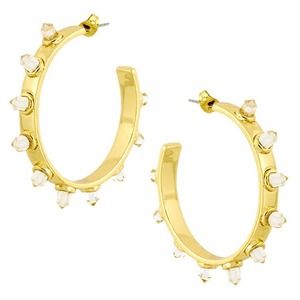House of Harlow 1960 Jewelry - SALE! House of Harlow Crystal Spike Hoops House of Harlow 1960 Jewelry - SALE! House of Harlow Crystal Spike Hoops