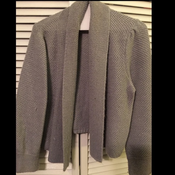 Silver Shrug Sweater