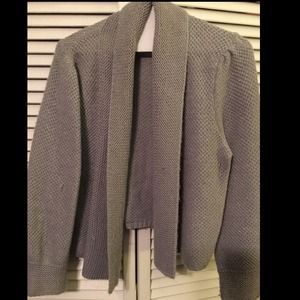 Silver Shrug Sweater