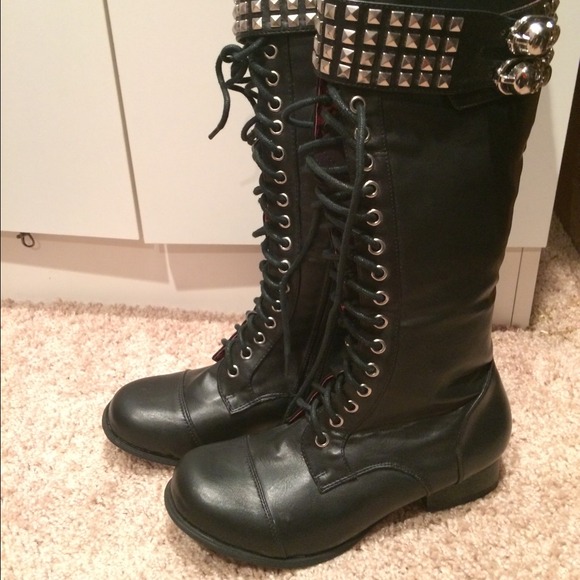 Abbey Dawn combat boots