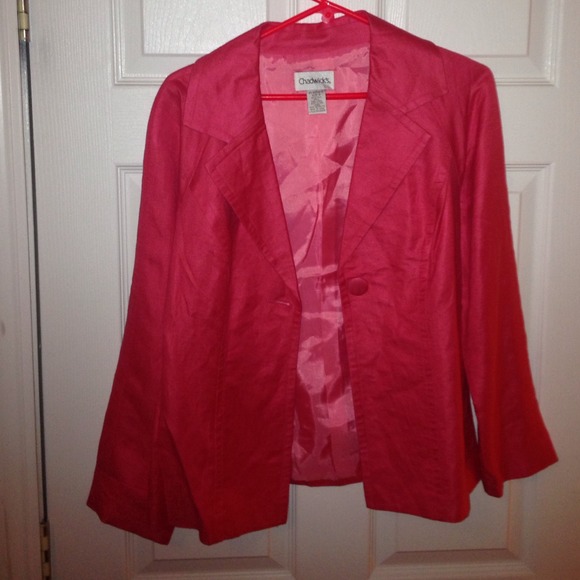 Donated*Salmon Chadwick's one button jacket.