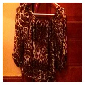 Chettah Printed Top