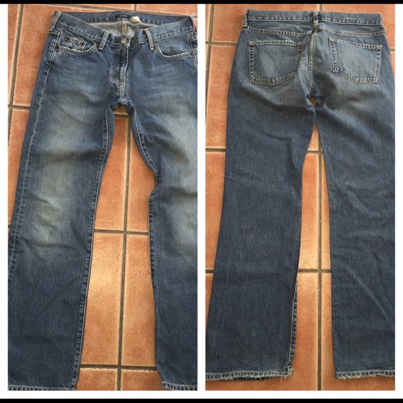 J Crew boot cut JEANS 0x29 short Denim pants blue