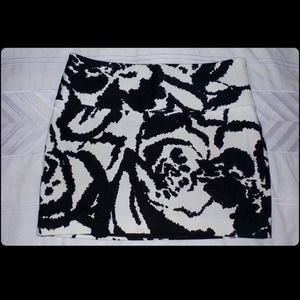 Express Floral Print Mini Skirt