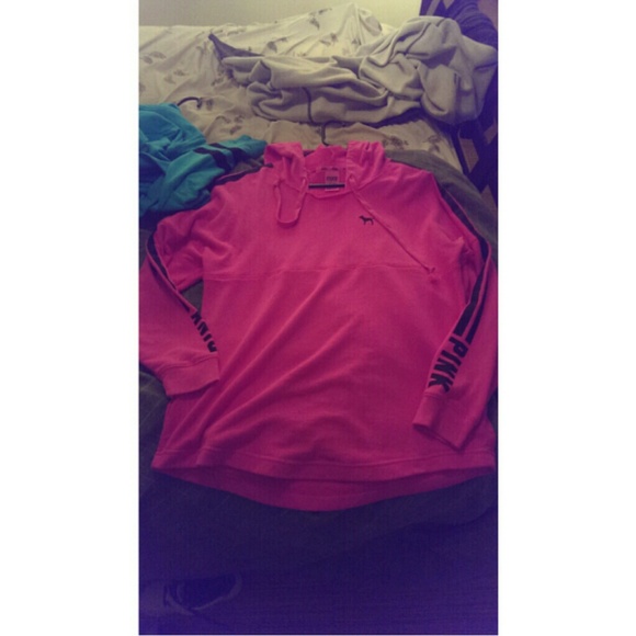 Pink Victoria Secret Varisty Hoodie Brand New!
