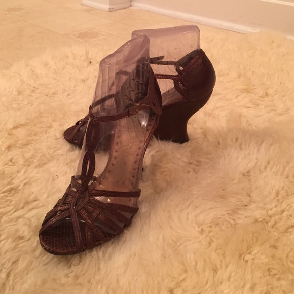 Genuine Leather BCBG Girls Wedge Sandals