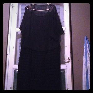22 w black dress