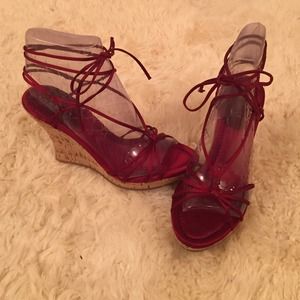 Candy Apple Nine West Strappy Sandals