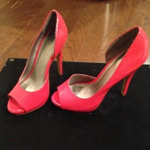 Hot pink heels
