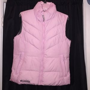 Light pink winter vest