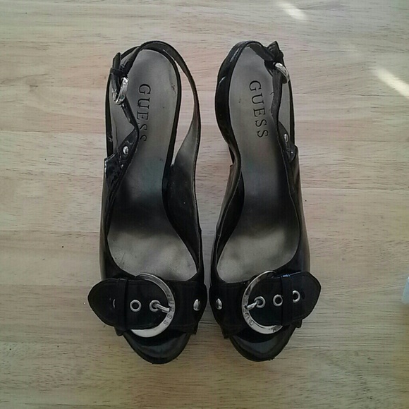 Guess heels, sergio heels, almost famous top