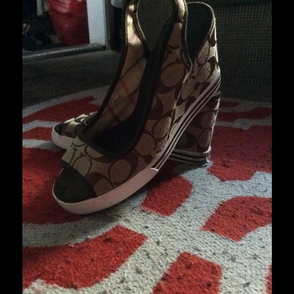 Coach wedges👡❗️❗️❗️