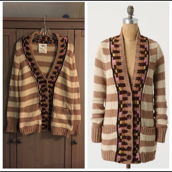 Anthropologie Sweaters - 🚫SOLD IN BUNDLE🚫Anthro 'HOPI BASKET CARDI'