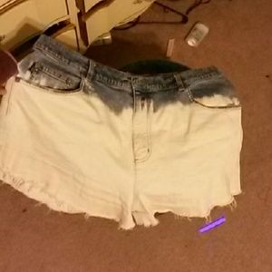 High waisted shorts