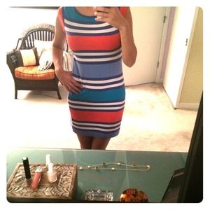 French Connection stripe dress Size 6