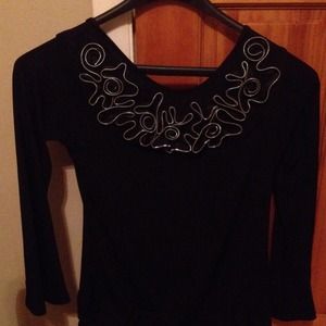 Black shirt from (charming Charlie's)