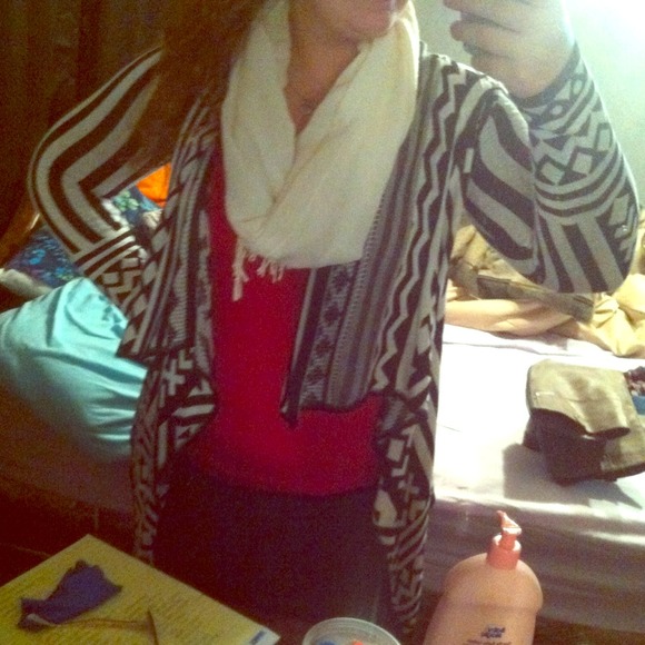 Aztec cardigan.