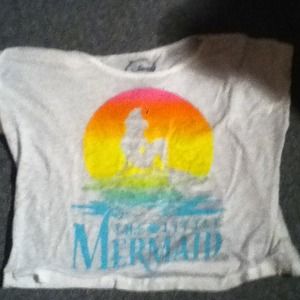 Little mermaid ripped shirt