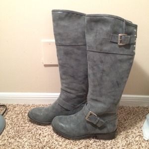 Gray Madden Girl Boots size 7