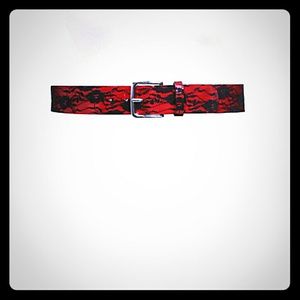 Torrid red with lace belt