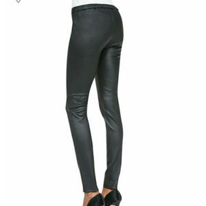 Michael Kors Stretch Leather Leggings