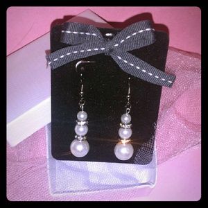 Pearl earrings