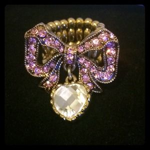 Betsey Johnson Ribbon Ring