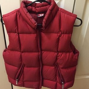 Diesel Red puffy vest