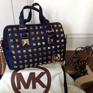 Authentic Michael Kors Grayson studded bag