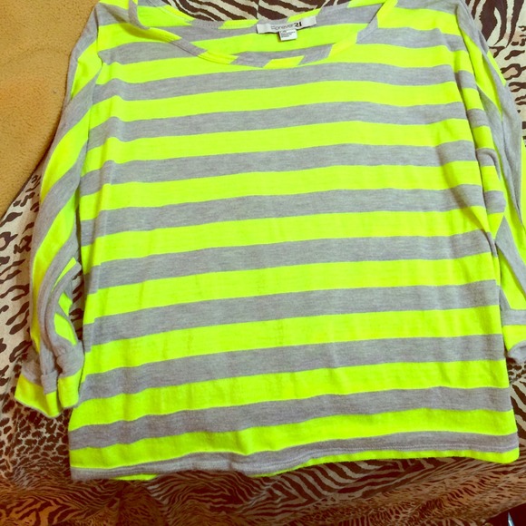 Forever 21 neon shirt