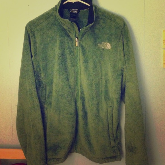 ❌SOLD IN BUNDLE❌ Green Fuzzy North Face