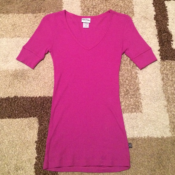 Purple vneck