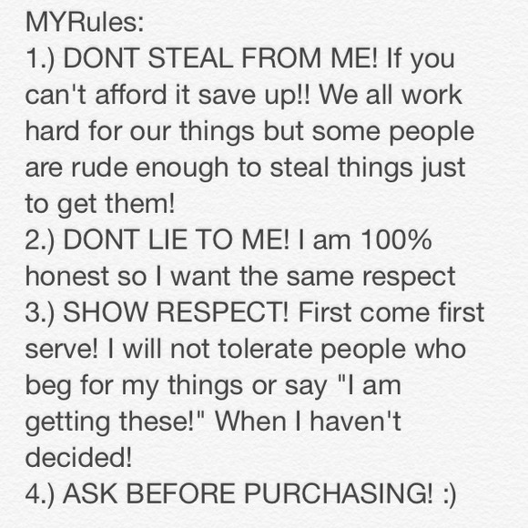 MY RULES! READ PLEASE :)