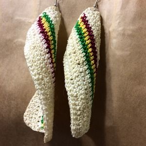 Hand Knit Earrings!