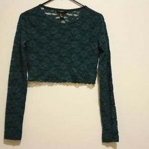 Long sleeves crop top