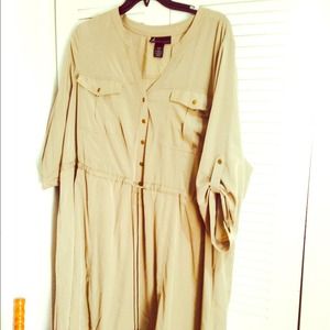 Lane Bryant dress khaki size 26