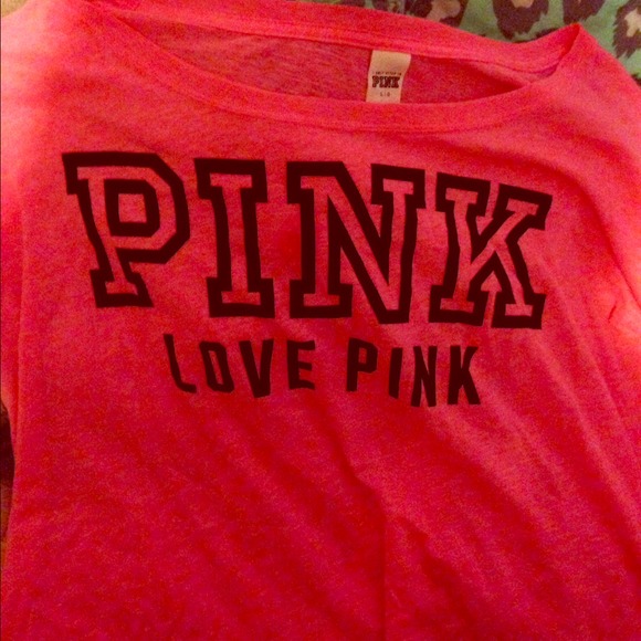Long sleeve pink tee! Victoria secret