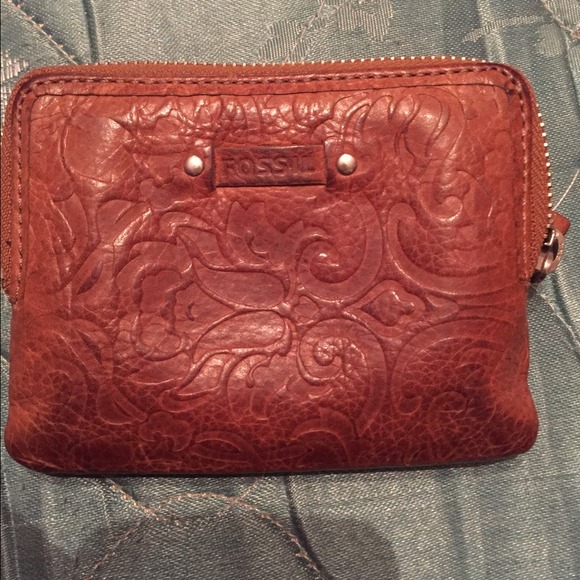 Fossil leather wallet