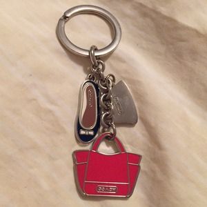 Girly coach keychain