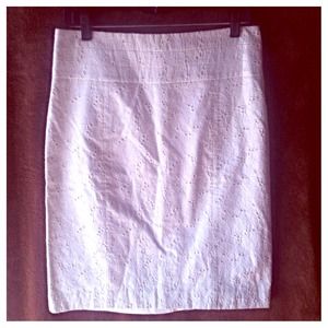 Eyelet H&M Pencil Skirt Eyelet H&M Pencil Skirt