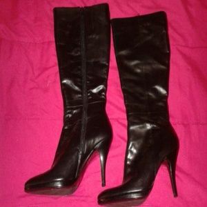 Black Leather Boots