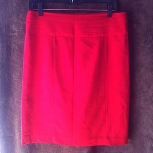 Red H&M Pencil Skirt Red H&M Pencil Skirt