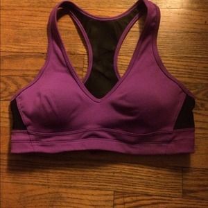SOLD-Purple/Black Victoria's Secret VSX Sports Bra