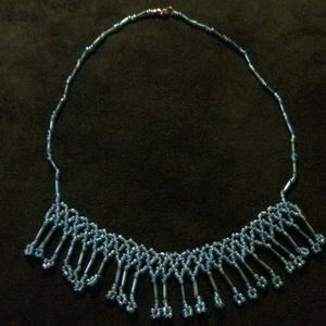 Necklace/ turquoise 16in long.