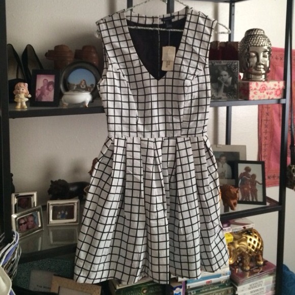 Checked dress